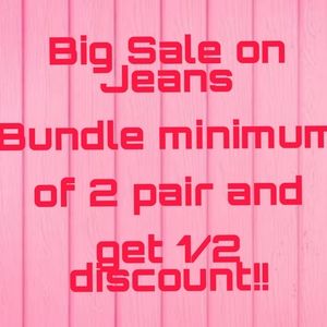 SALE on JEANS
